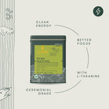 Matcha Powder | 50gm Tin Caddy | Premium Ceremonial Grade Match Powder