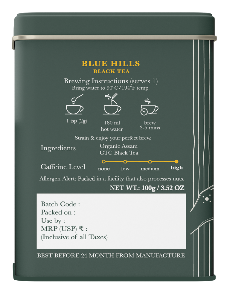 Blue Hills, 100gm | Jodhpur Black CTC Tea Blend