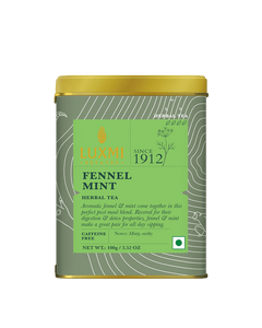 Fennel Mint Herbal Tea | 100 gm | Organic Herbal Tea - Luxmi Estates