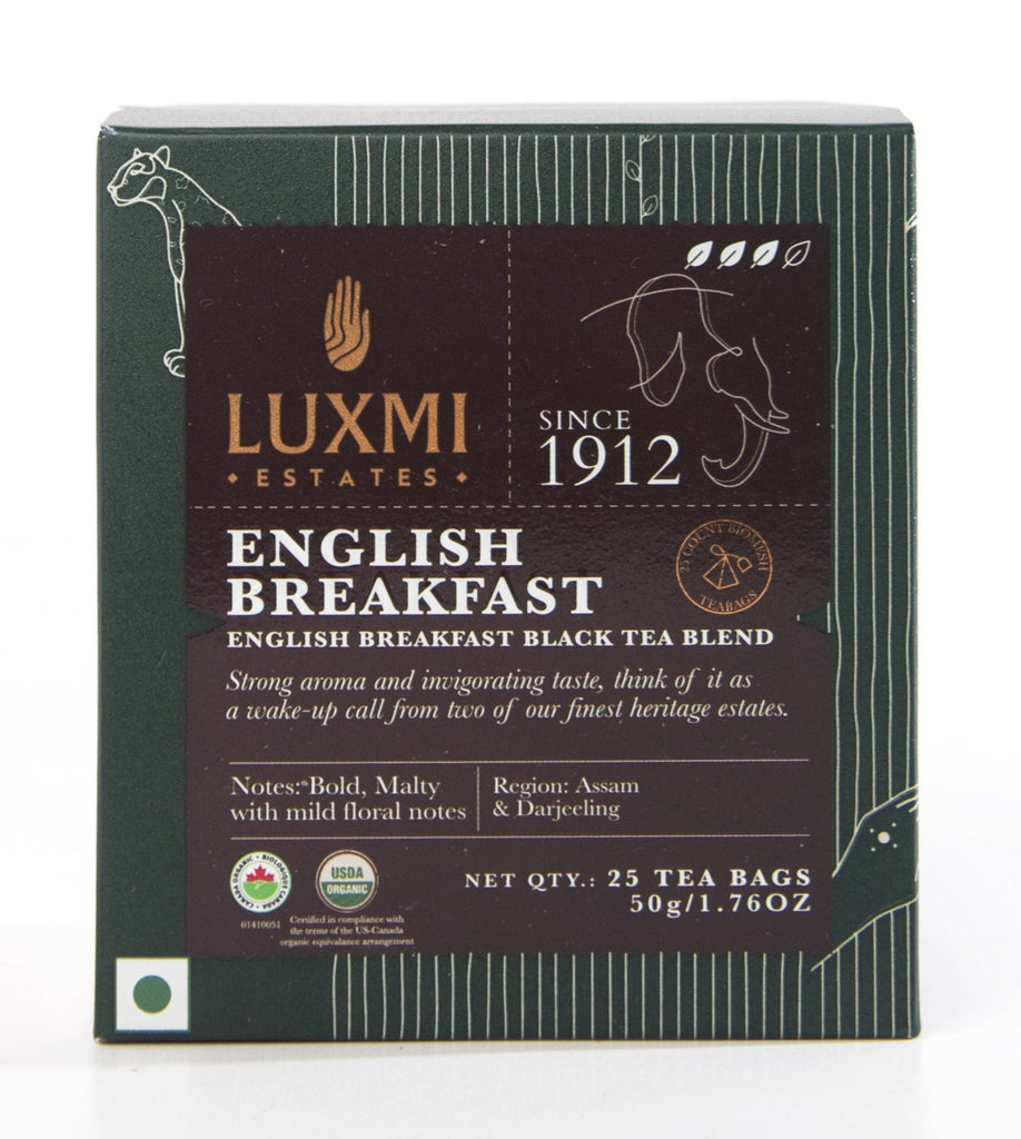 English Breakfast | A Tale of Two Estates | 25 Tea Bags | Organic Black Tea