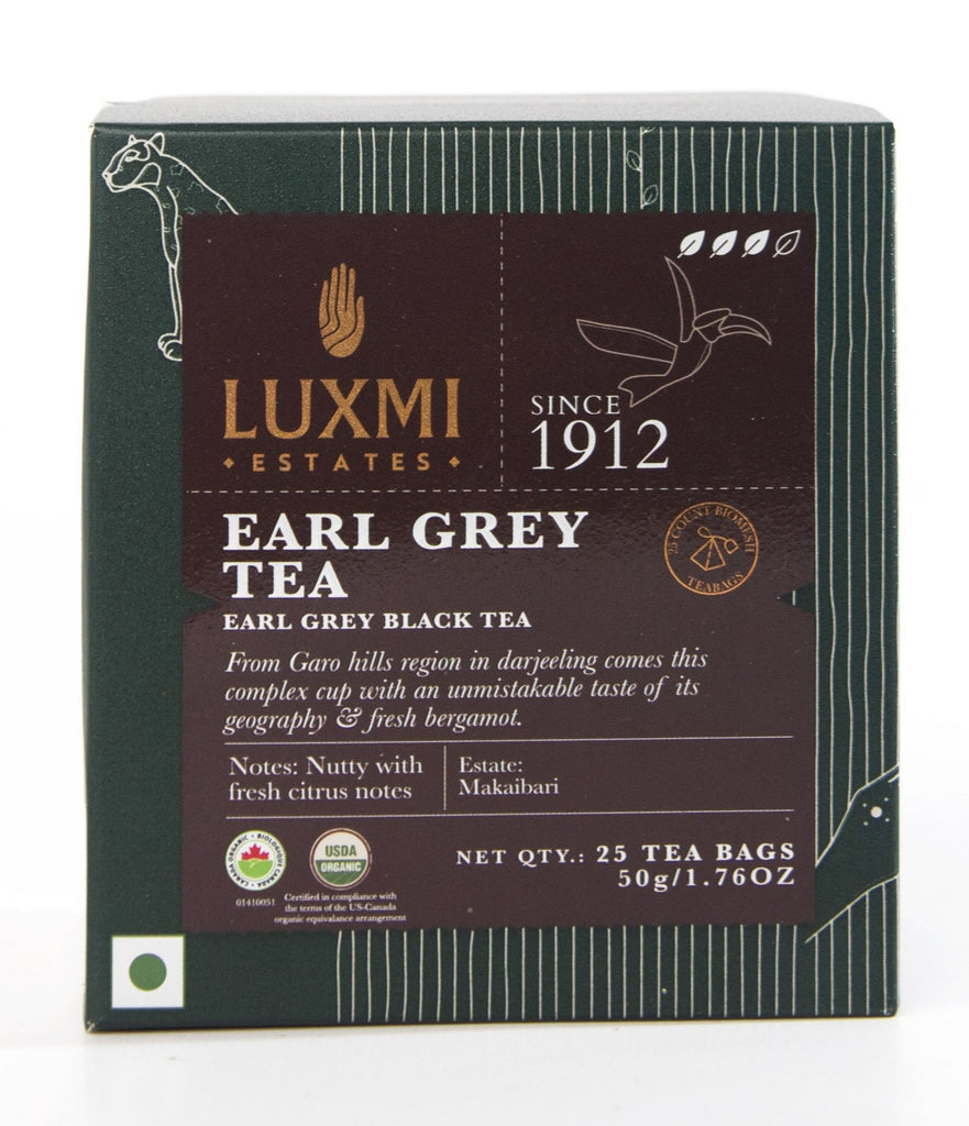 Earl Grey | 25 Tea Bags | Organic Black Tea