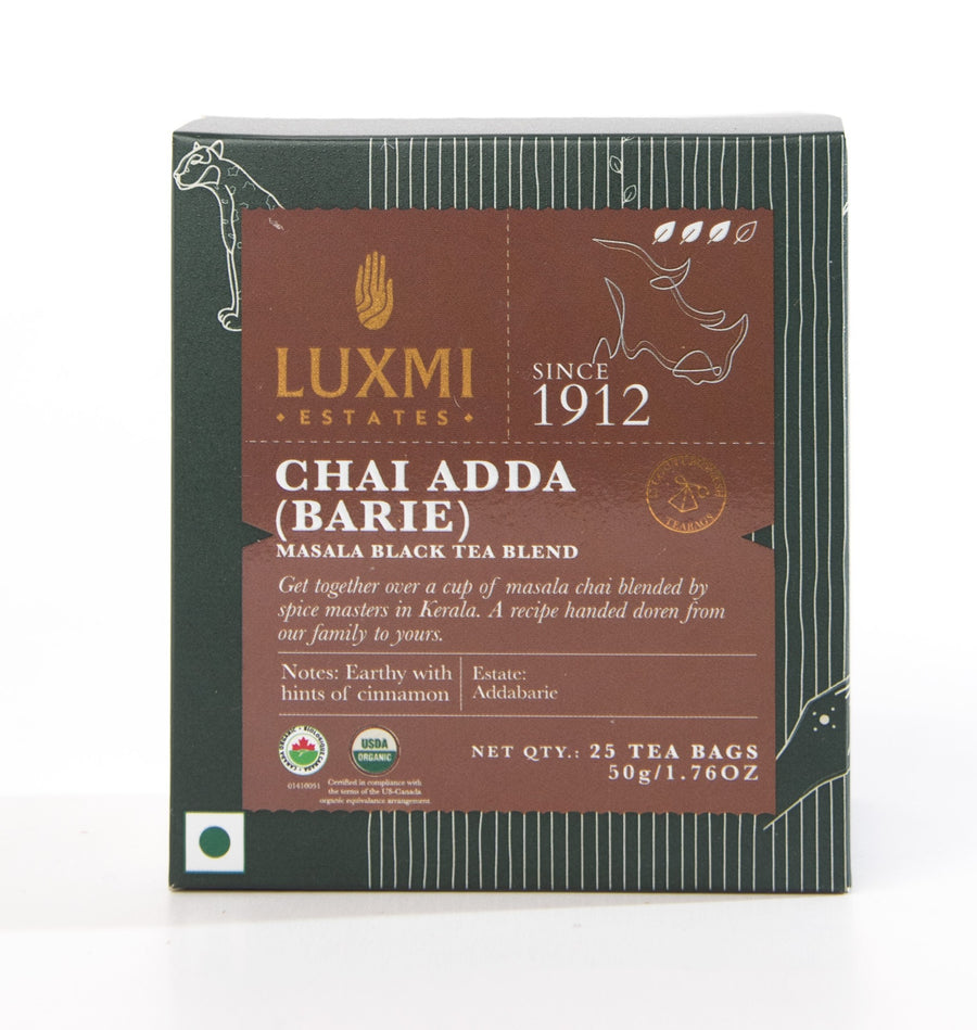 Organic Chai Adda-Barie | 25 Tea Bags | Organic Masala Chai