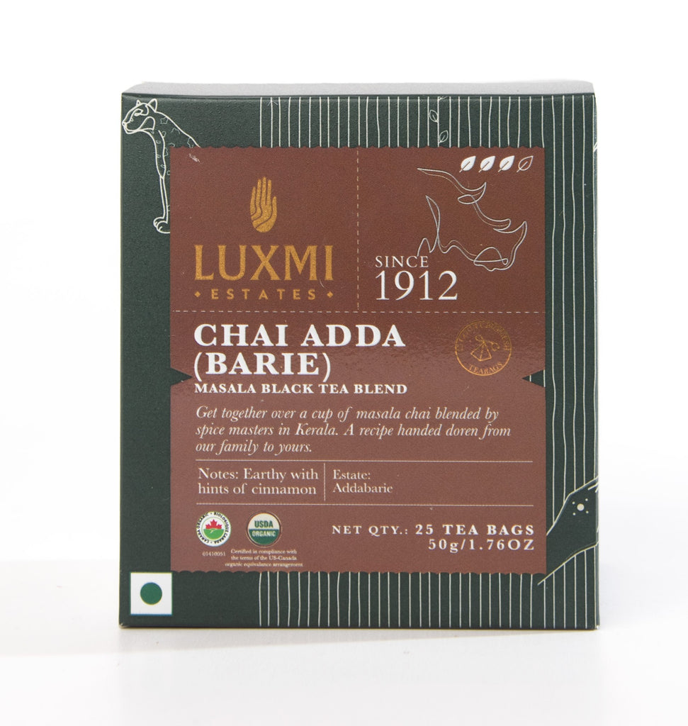 Organic Chai Adda-Barie | 25 Tea Bags | Organic Masala Chai