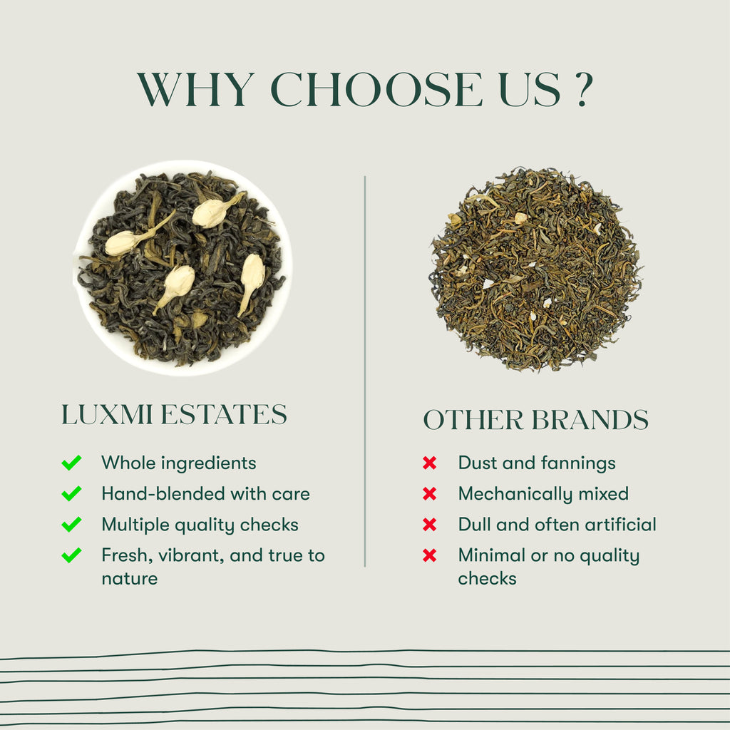 Midnight Bloom Jasmine Green Tea | 25 Biodegradable Tea Bags | Organic Green Tea