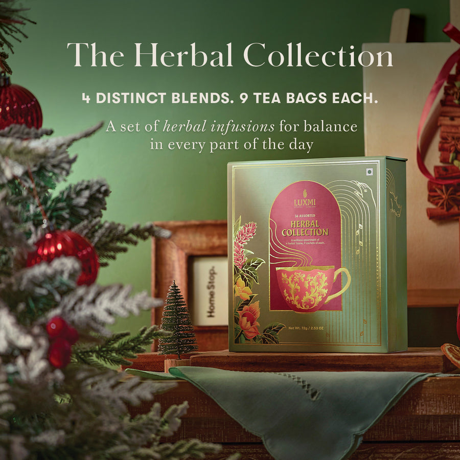 Herbal Collection | 36 Herbal Blends- 4 Distinct Blends, 9 Tea Bags Each