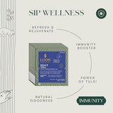 Tulsi Tea | Immunity Herbal Infusion | 25 Bags |Organic Herbal Infusion Biodegradable Bags