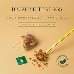 Astounding Ashwagandha | 25 Tea Bags | Organic Herbal Bio Mesh Tea Bags