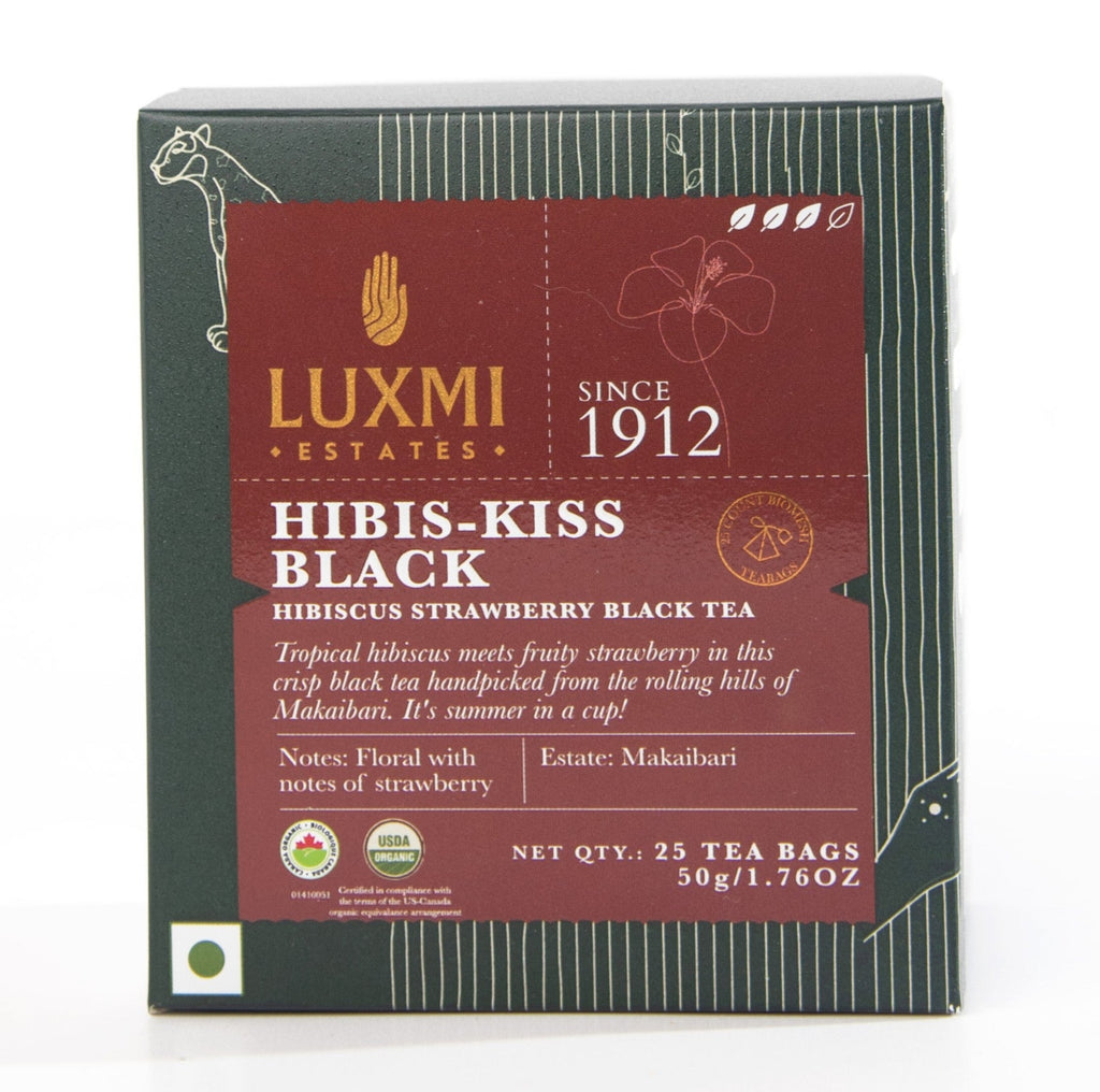 Hibis-Kiss Black | 25 Tea Bags | Organic Black Tea