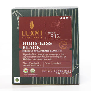 Hibis-Kiss Black | 25 Tea Bags | Organic Black Tea