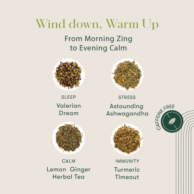 Herbal Collection | 36 Herbal Blends- 4 Distinct Blends, 9 Tea Bags Each