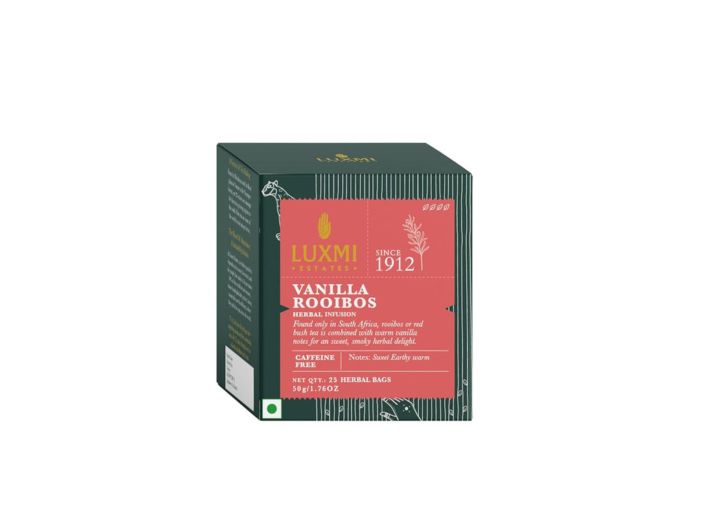 Vanilla Rooibos | 25 Herbal Bags | Organic Herbal Infusion Biodegradable Bags