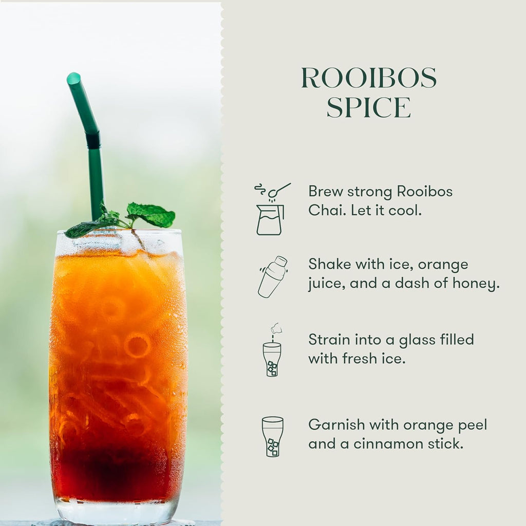 Vanilla Rooibos | 25 Herbal Bags | Organic Herbal Infusion Biodegradable Bags