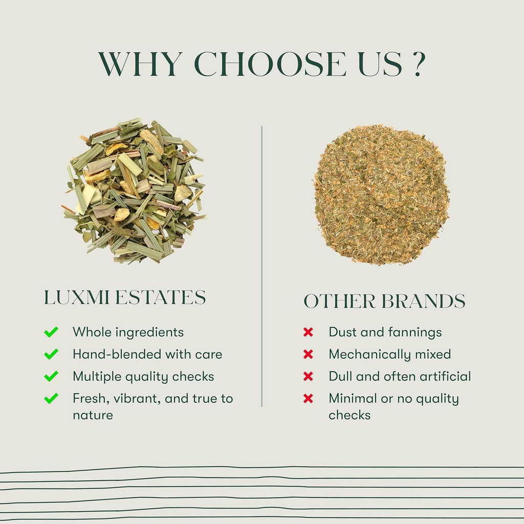 Lemon Ginger Root | 50gm | Organic Herbal Infusion | Tin Caddy