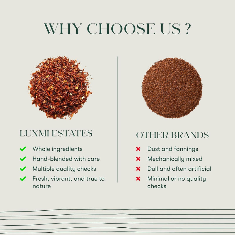 Vanilla Rooibos | 25 Herbal Bags | Herbal Infusion Biodegradable Bags