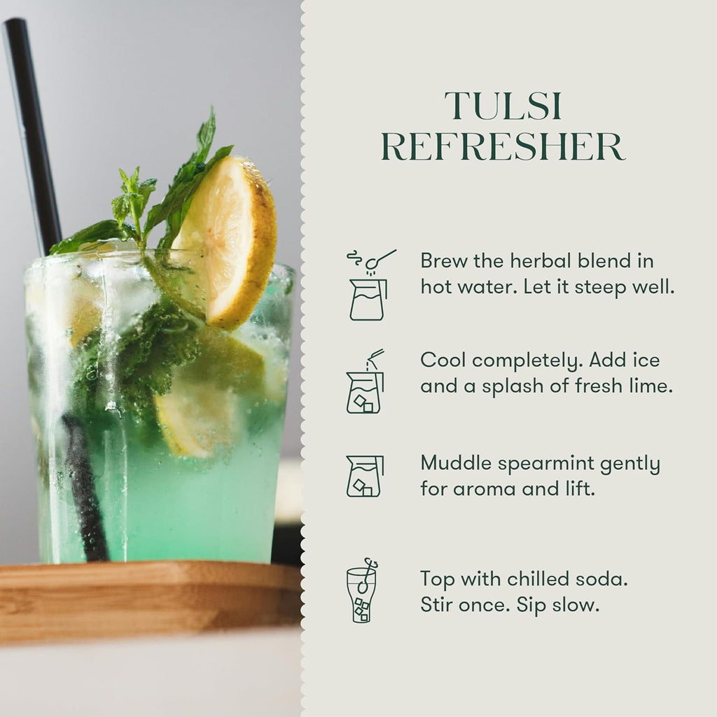 Tulsi Tea | Immunity Herbal Infusion | Tin Caddy | 50gm