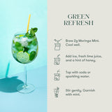 Moringa Mint | 25 Herbal Infusion Bags | Organic Herbal Biodegradable Bags