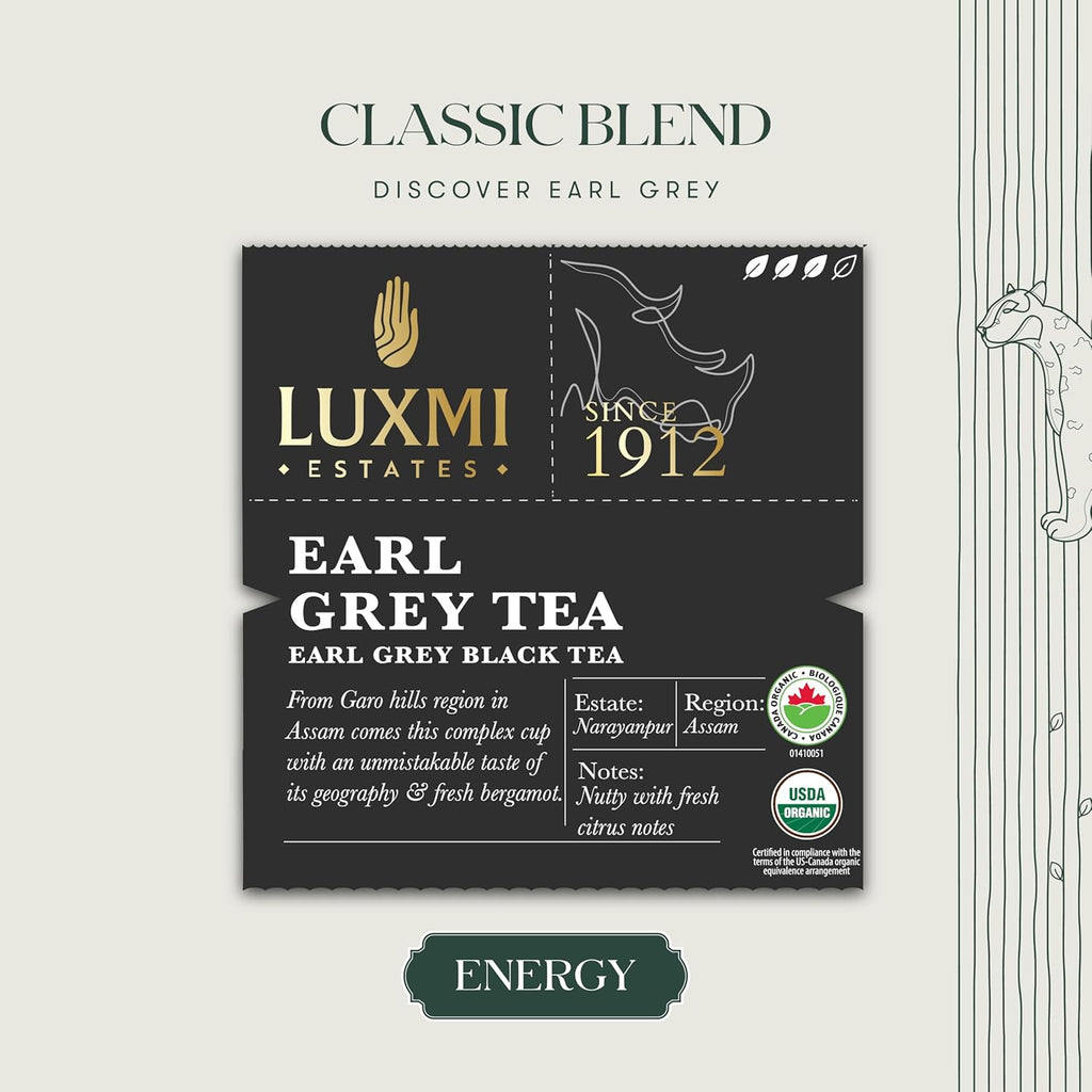 Earl Grey | 25 Tea Bags | Organic Black Tea