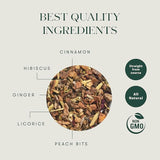 Peach Mint | 100 gm Tin Caddy | Herbal Loose Tea