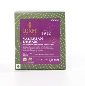 Valerian Dream | 25 Tea Bags | Organic Herbal Tea