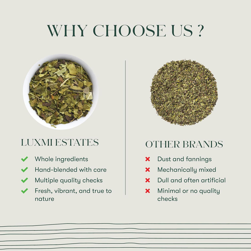 Moringa Mint | 50 Tea Bags | Herbal Bio Mesh Tea Bags