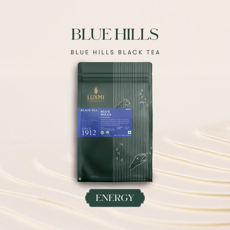 Blue Hills 250 Gms Loose Tea | Jodhpur Black Organic CTC Tea Blend