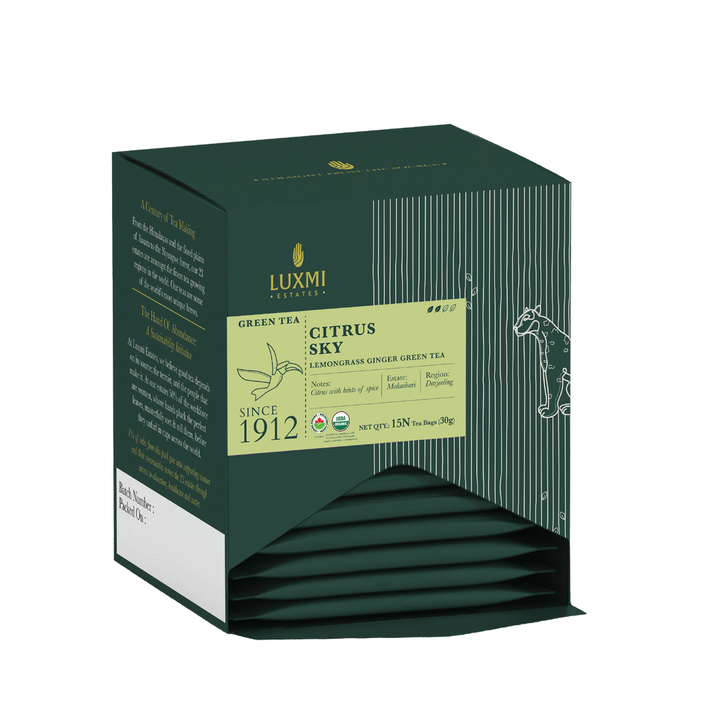 Citrus Sky 15 Tea Bags - Organic Green Tea