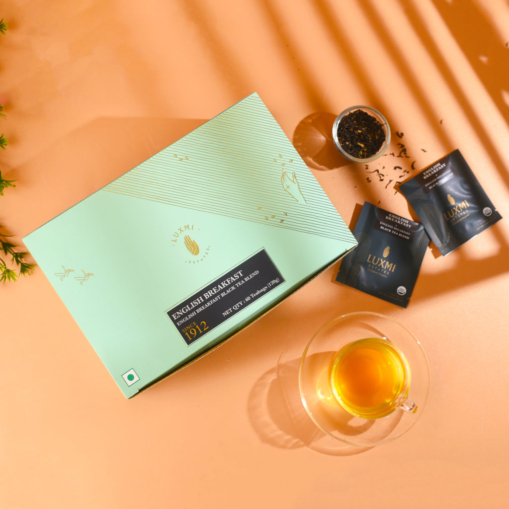 English Breakfast | A Tale of Two Estates | 60 Tea Bags | Organic Black Tea | 60*2g = 120g