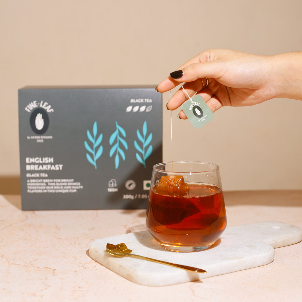 Luxmi Estates - Fine Leaf - English Breakfast | Black Tea | 100 Tea Bags *2g each | 200g Pack