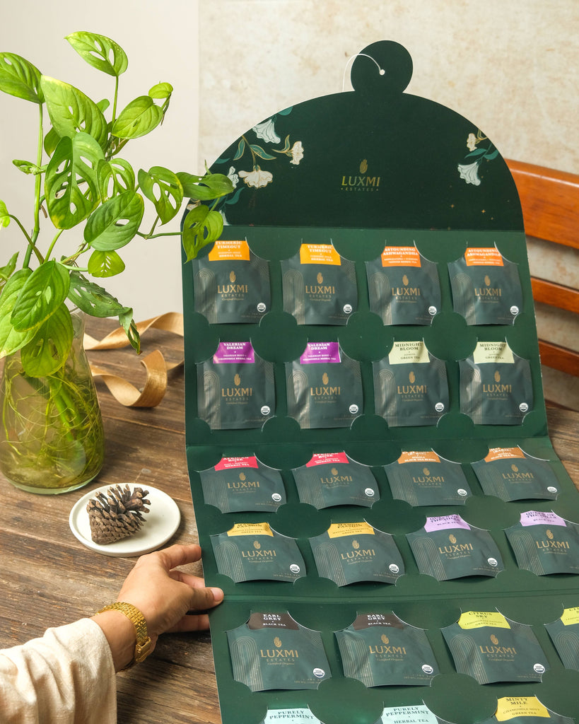 Daily Ritual Calendar | Gift Pack Assortment | 24 Tea Bags | Advent Calendar