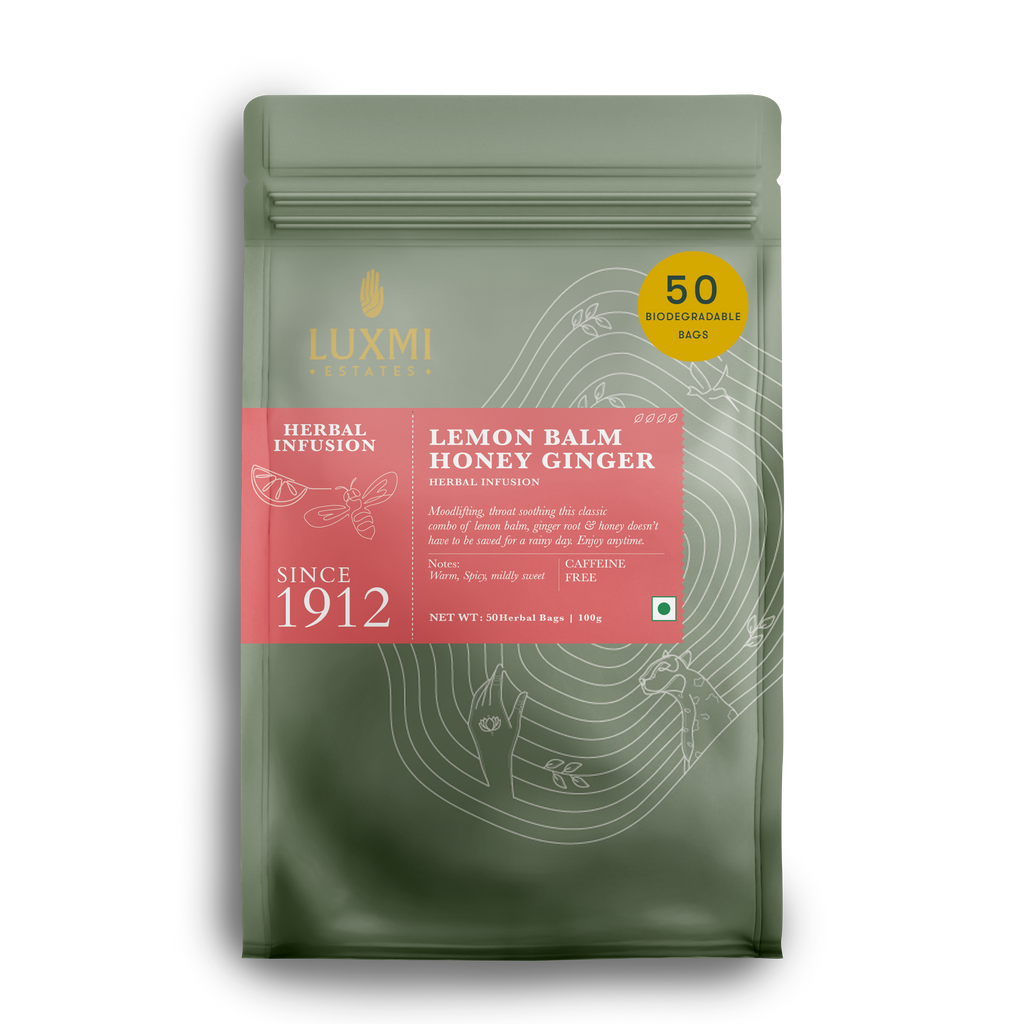 Lemon Balm Honey Ginger | 50 Herbal Infusion Bags