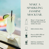 Midnight Bloom Jasmine Green Tea | 25 Biodegradable Tea Bags | Organic Green Tea