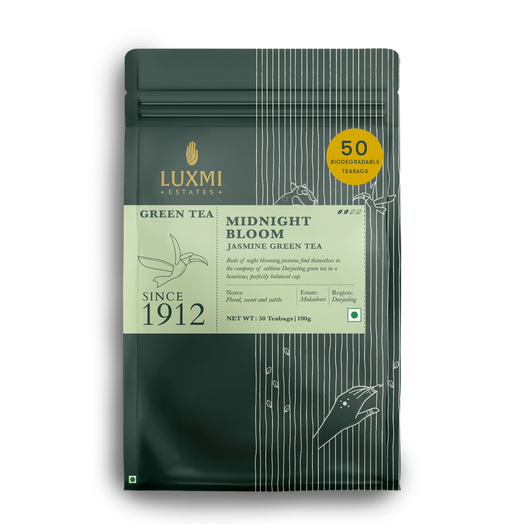Midnight Bloom Jasmine Green Tea | Biodegradable Tea Bags
