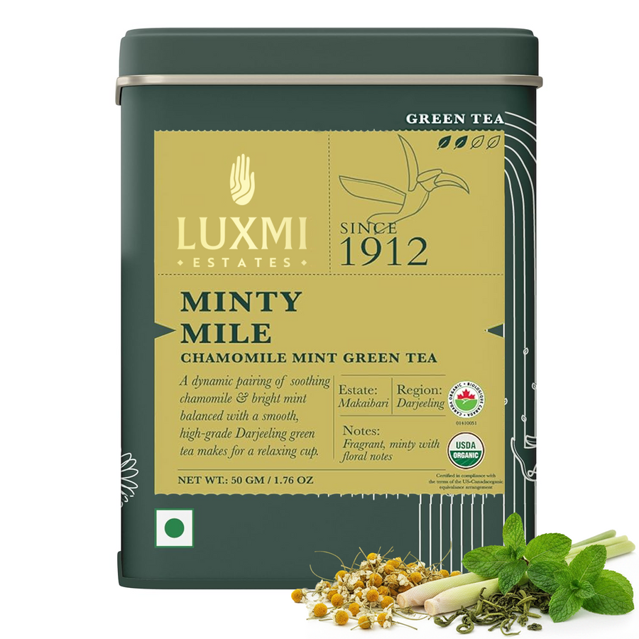 Organic Minty Mile | 50gm | Organic Green Tea