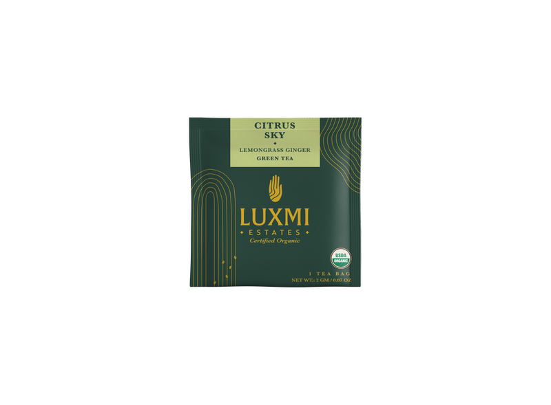 Citrus Sky Organic Green Tea Bag