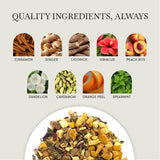 Peach Mint | 25 Herbal Infusion Bags | Herbal Infusion Biodegradable Bags