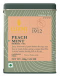 Peach Mint | 100 gm Tin Caddy | Herbal Loose Tea