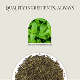 Purely Peppermint | Herbal Infusion | 25 Bags | Organic Herbal Infusion Biodegradable Bags