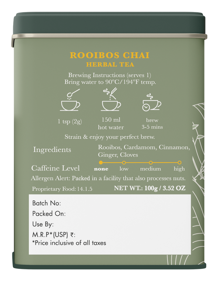 Rooibos Chai  Organic Herbal Tea