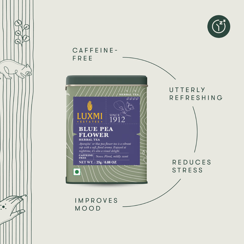 Blue Pea Flower Herbal Tea | 25 gm | Herbal Tea