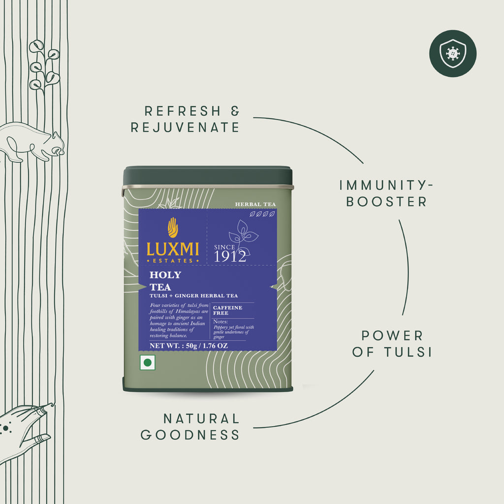 Tulsi Tea | 50gm | Organic Herbal Tea