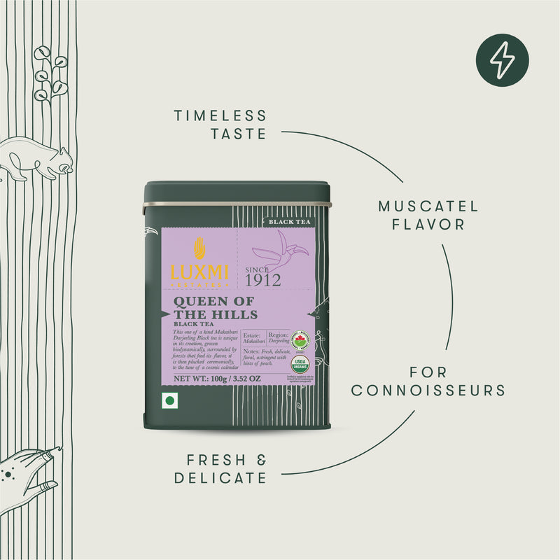 Queen of the Hills 100gm | Queens Blend Organic Black Tea