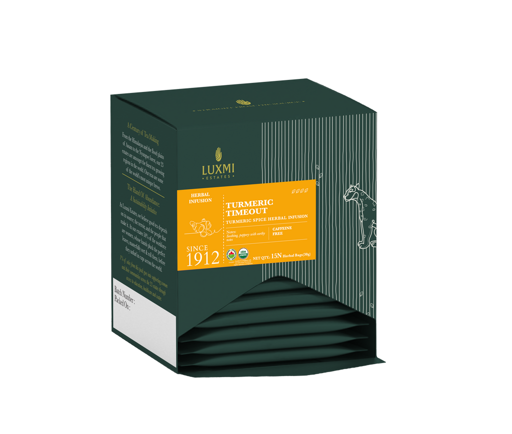 Turmeric Timeout | Organic Herbal Infusion Biodegradable Bags