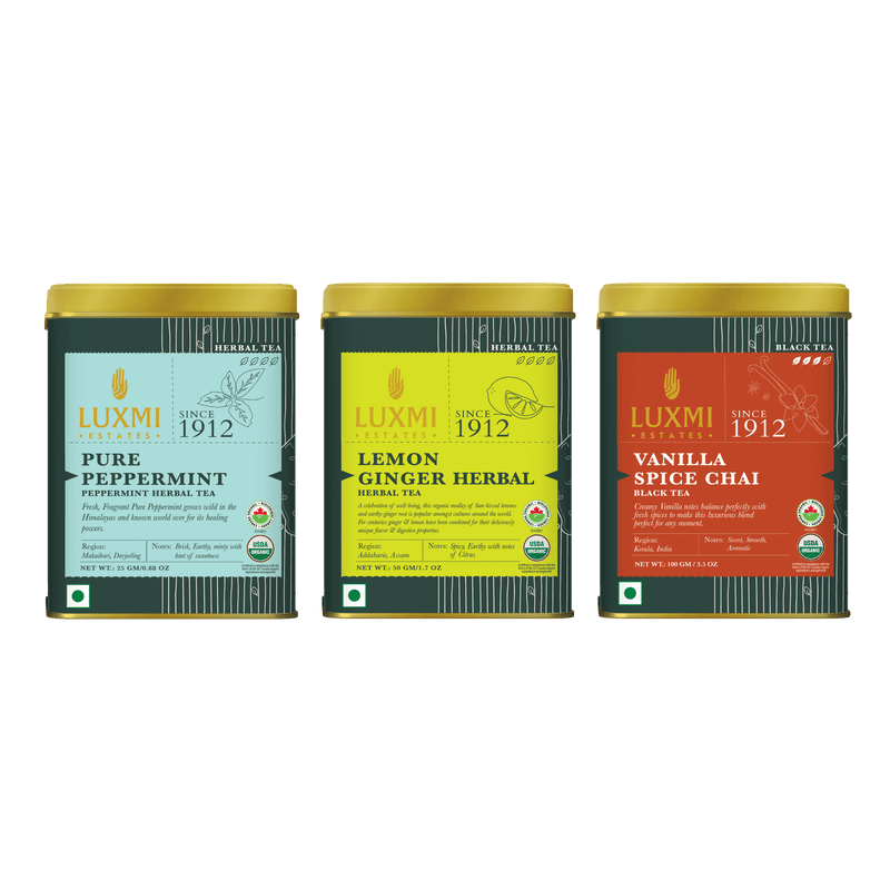 Tea Bundle - Stress Relief, Bedtime & Detox Tea Collection - Organic Loose Tea