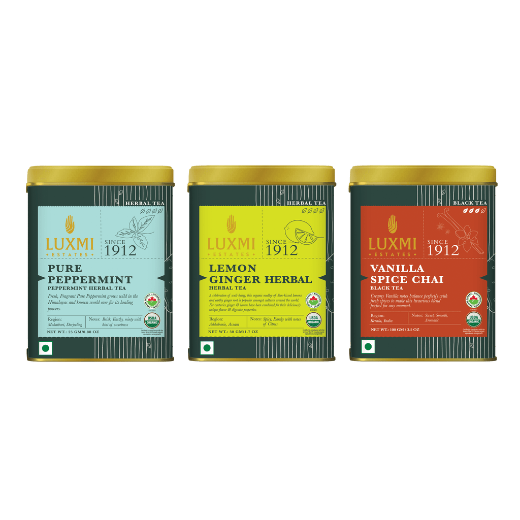 Tea Bundle - Stress Relief, Bedtime & Detox Tea Collection - Organic Loose Tea