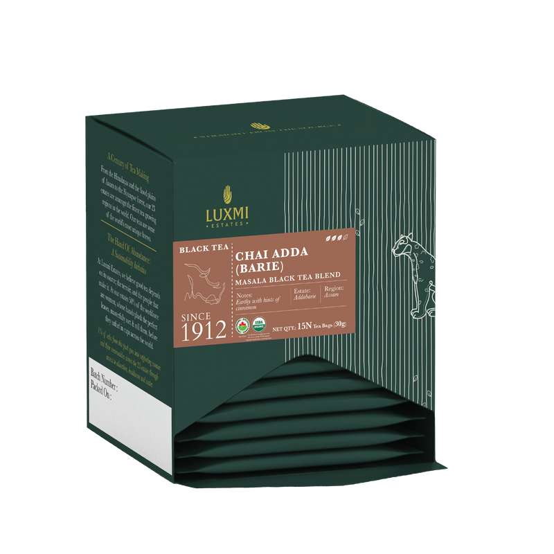 Organic Chai Adda-Barie | 15 Tea Bags | Organic Masala Chai