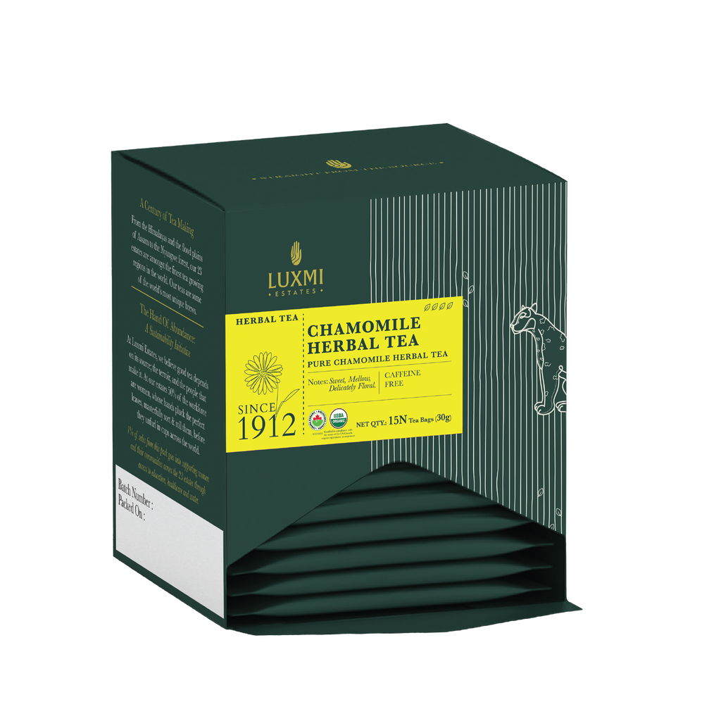 Chamomile Herbal Tea | 15 Tea Bags | Organic Herbal Tea