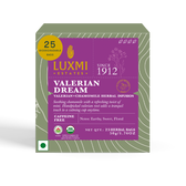 Valerian Dream | Sleep Herbal Infusion | 25 Herbal Bags | Organic Herbal Infusion Biodegradable Bags