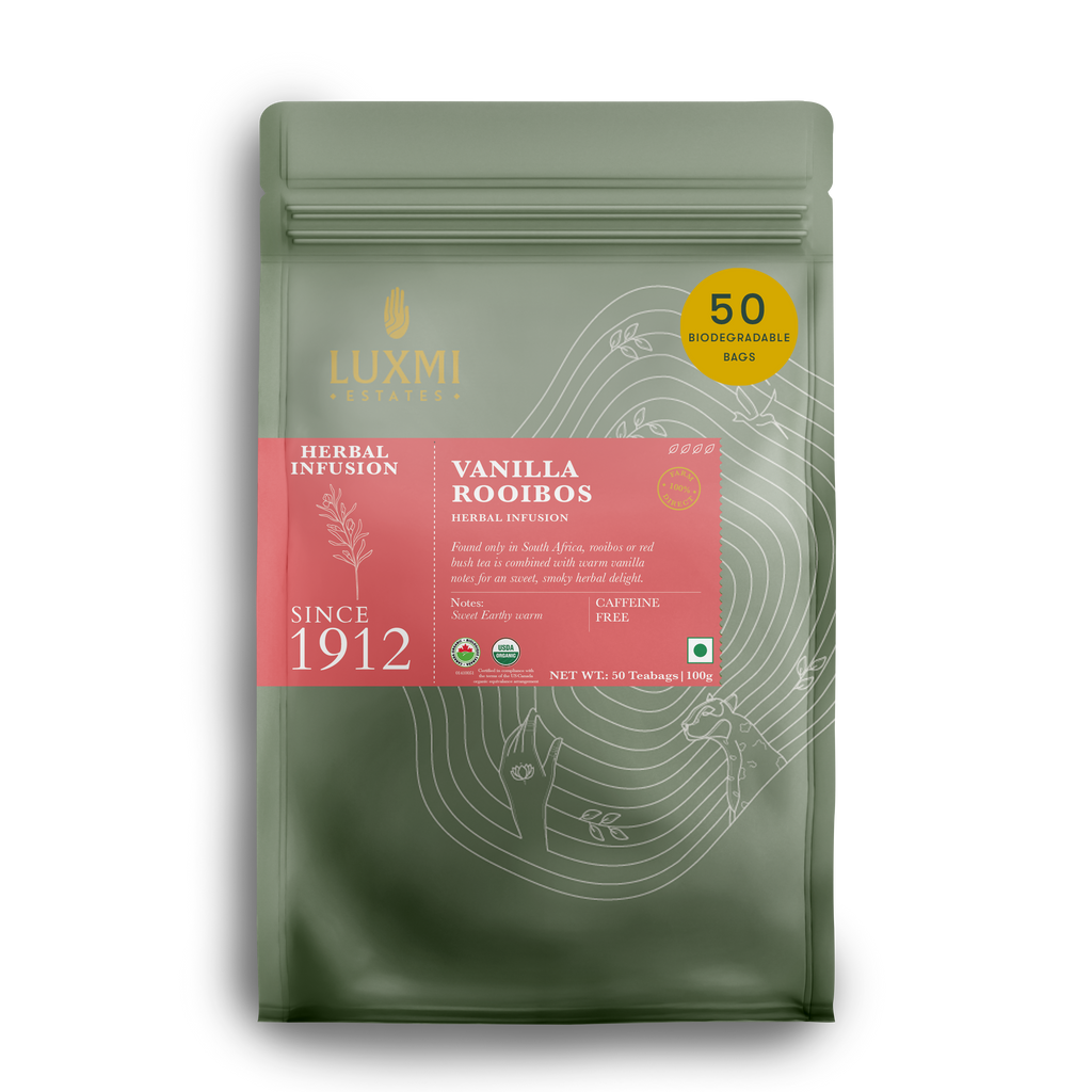 Vanilla Rooibos | 50 Tea Bags | Herbal Infusion Tea