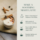 Valerian Dream | Sleep Herbal Infusion | 25 Herbal Bags | Organic Herbal Infusion Biodegradable Bags