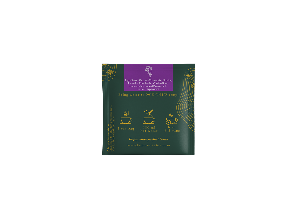 Valerian Dream | Sleep Tea | 15 Tea Bags | Organic Herbal Envelope Bio Mesh Tea Bags